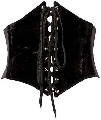 Daisy corsets Damen Lavish Korsettgürtel, Samt, Schwarz Korsett, Small von Daisy Corsets