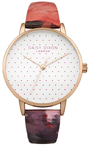 DAISY DIXON Damen Analog Quarz Uhr mit Leder Armband DD008PRG von Daisy Dixon