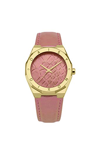 Daisy Dixon Damen Analog Quarz Uhr mit Leder Armband DD177OP von Daisy Dixon