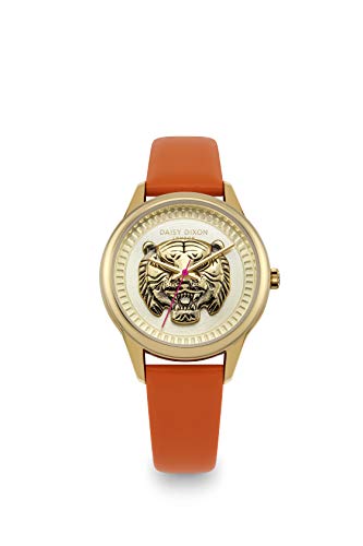 Daisy Dixon Damen Analog Quarz Uhr mit Leder Armband DD184OG von Daisy Dixon