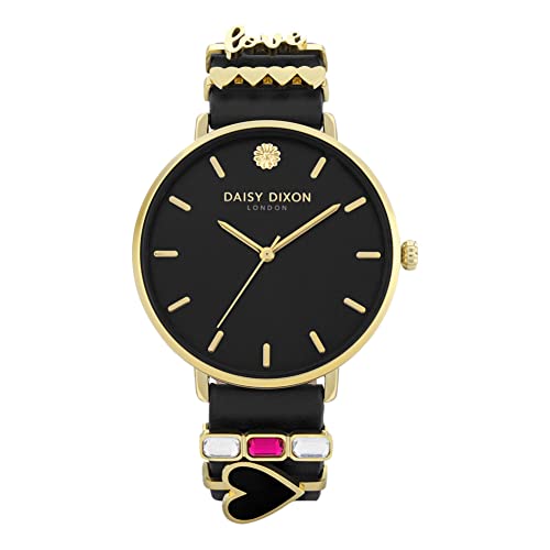 Daisy Dixon Damen Analog Quarz Uhr mit PU Armband DD107BG von Daisy Dixon