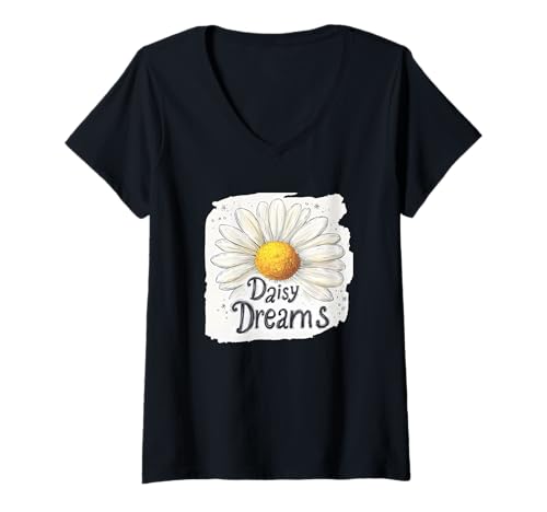 Damen Pretty Daisy Dreams Kostüm T-Shirt mit V-Ausschnitt von Daisy Dreams Outfit
