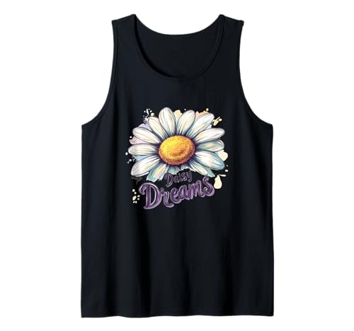 Hübsche Gänseblümchenblumenträume für Erwachsene und Kinder Tank Top von Daisy Dreams Outfit