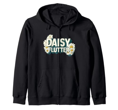 Pretty Daisy Flutter Emblem für Jungen und Mädchen Kapuzenjacke von Daisy Flutter Outfit