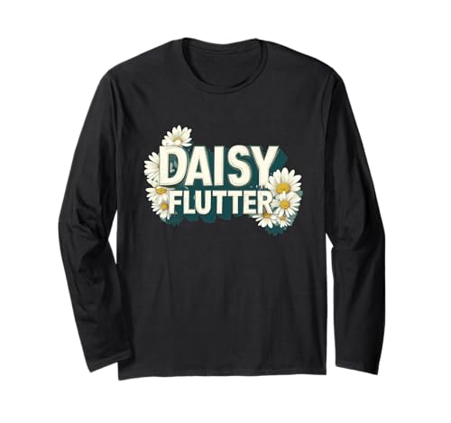 Pretty Daisy Flutter Emblem für Jungen und Mädchen Langarmshirt von Daisy Flutter Outfit