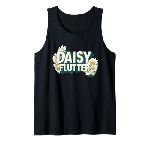 Pretty Daisy Flutter Emblem für Jungen und Mädchen Tank Top von Daisy Flutter Outfit