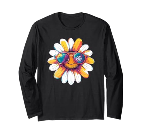 Lustiges Gänseblümchen-Kostüm für Erwachsene und Kinder Langarmshirt von Daisy Shades