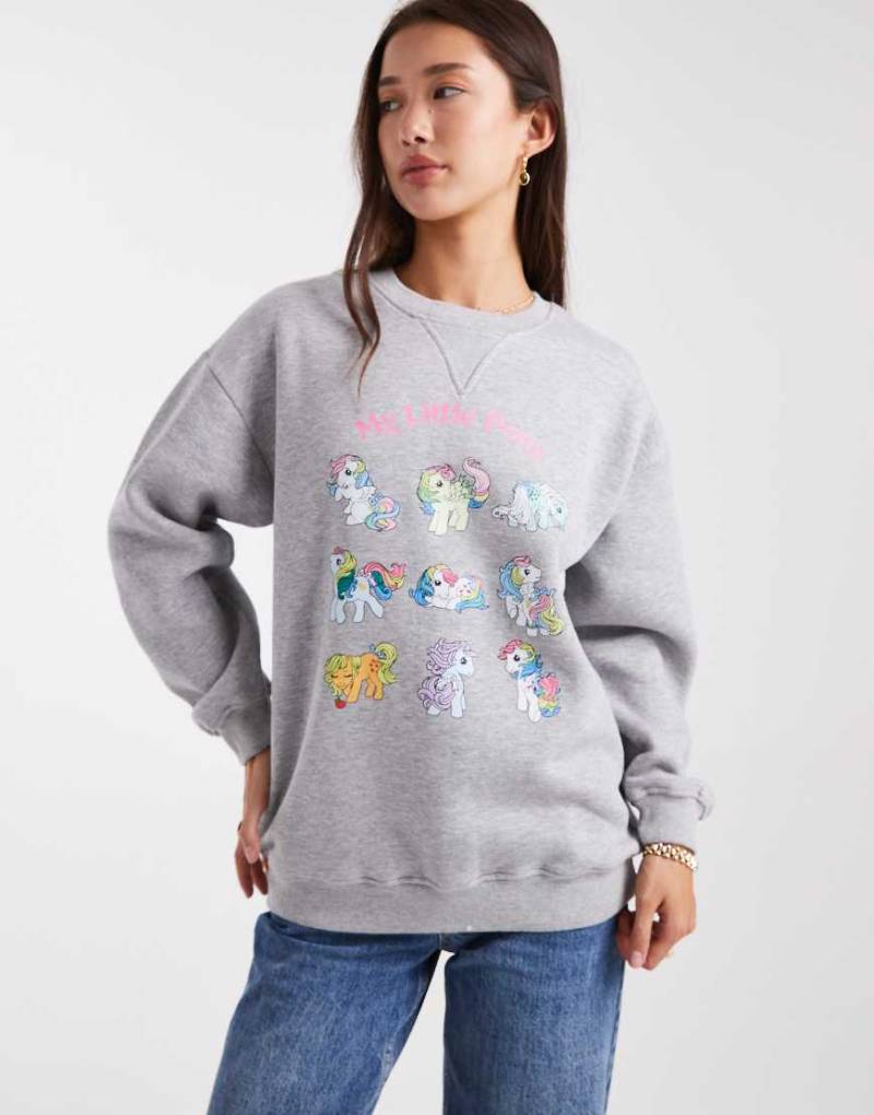 Daisy Street x My Little Pony - Sweatshirt in Grau von Daisy Street