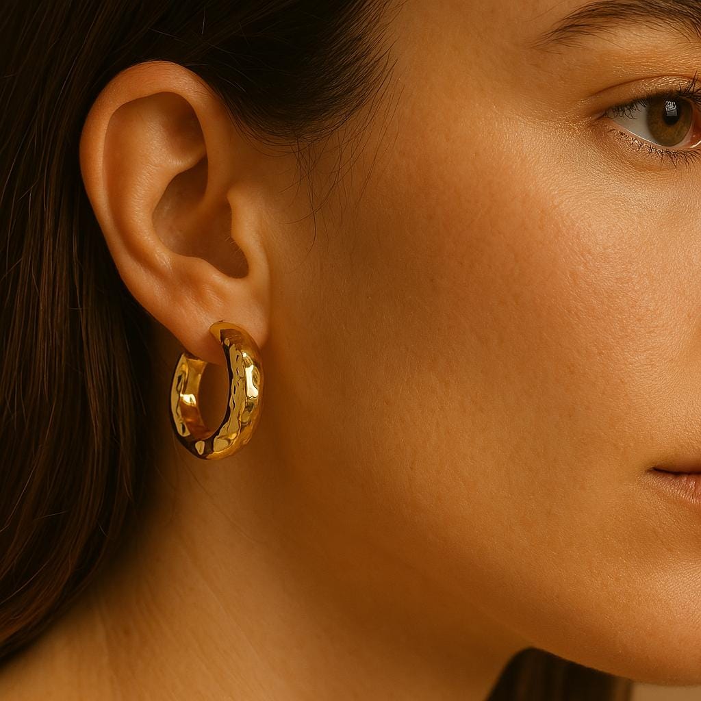 Gold Chunky Creolen - Moderne Ohrringe Für Frauen, Einzigartiges Schmuck Geschenk Gold Chunky Creolen - Moderne Ohrringe Für Frauen, Einzigartiges Schmuck Geschenk von DaisyDropJewelry