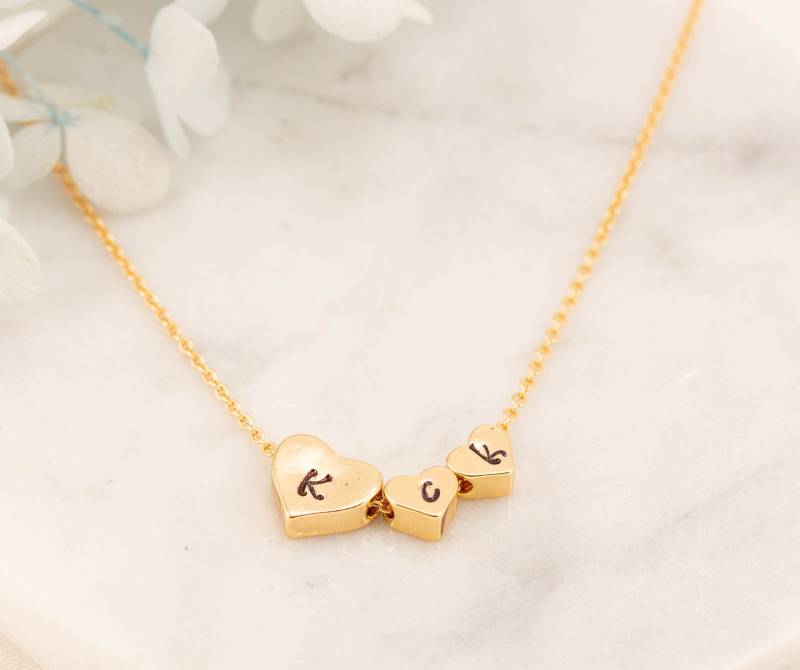 Mutter Tochter Halskette, Erste Herz Muttertagsgeschenk, Von Zwei Halsketten, Personalisierter Schmuck von PrimulaJewellery8
