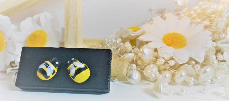 Anhänger Aus Holz, Rechteck Anhänger, Biene Bee Halskette, Schwarzer Schwarze Geschenk, Bienen, Insekten von DaisyLinksDesigns