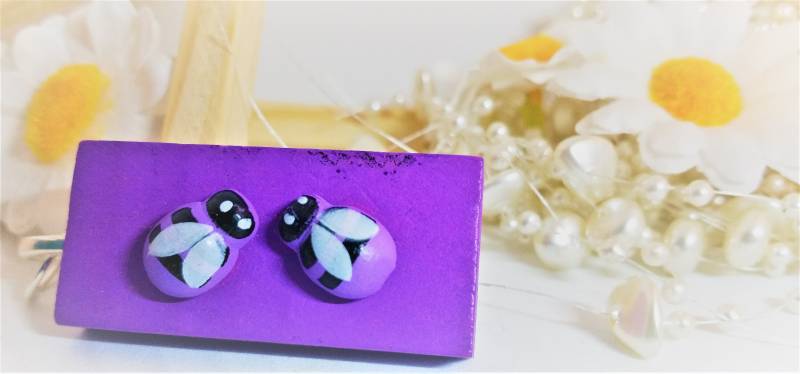 Anhänger Aus Holz, Rechteck Anhänger, Marienkäfer Halskette, Geschenk, Kette von DaisyLinksDesigns