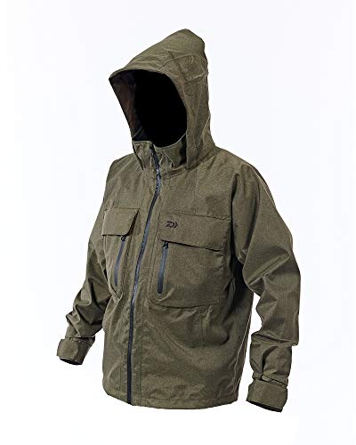 Daiwa Atmungsaktive wasserdichte Watjacke mit Latzhose oder Watjacke, khaki, XXL Daiwa Atmungsaktive wasserdichte Watjacke mit Latzhose oder Watjacke, khaki, XXL von Daiwa