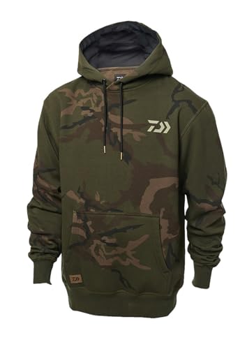 DAIWA Carp Camo Hoodie Gr. XXXL Kapuzenpullover Hoody Pullover für Angler von Daiwa