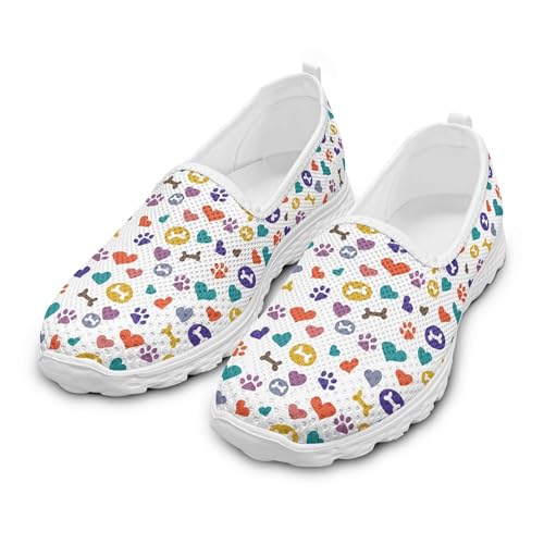 Dajingkj Damen Mesh-Sneaker mit Niedlichem Loafer-Schuhe rutschfeste Walking-Sneaker Leichte, Bequeme Slipper-Schuhe für Krankenschwestern Laufschuhe Dajingkj Damen Mesh-Sneaker mit Niedlichem Loafer-Schuhe rutschfeste Walking-Sneaker Leichte, Bequeme Slipper-Schuhe für Krankenschwestern Laufschuhe von Dajingkj