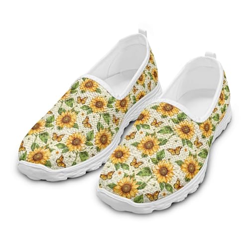 Dajingkj Damen Mesh-Sneaker mit Niedlichem Loafer-Schuhe rutschfeste Walking-Sneaker Leichte, Bequeme Slipper-Schuhe für Krankenschwestern Laufschuhe Dajingkj Damen Mesh-Sneaker mit Niedlichem Loafer-Schuhe rutschfeste Walking-Sneaker Leichte, Bequeme Slipper-Schuhe für Krankenschwestern Laufschuhe von Dajingkj