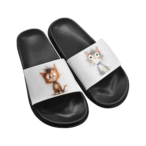 Dajingkj Herren Damen Dusch-& Badeschuhe Badelatschen Sandalen Leicht Anti-Rutsch Shower Hausschuhe Pantoletten Strand Aqua Schuhe Unisex-Erwachsene Gr.35-45 von Dajingkj