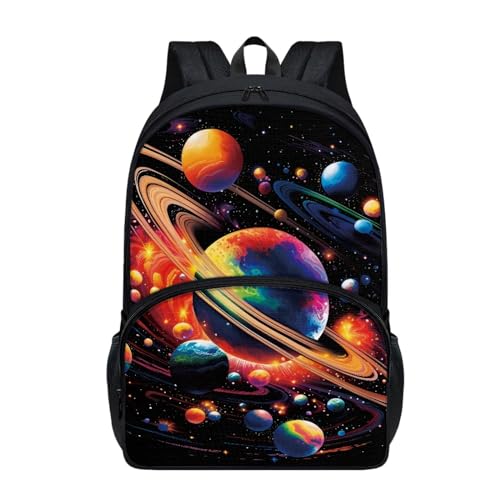 Dajingkj Schulrucksack Teenager Mädchen Jungen Gänseblümchen Schulranzen für Grundschule Mittelschule Rucksack ab 1. Klasse für Schule und Reise von Dajingkj