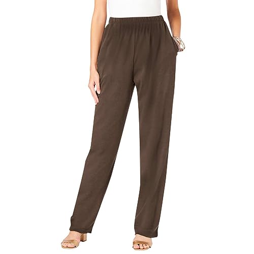 Jogginghose Damen Fleece Hosen Einfarbig Winter Thermohose Locker Casual Sweathose Fashion Freizeithose mit Taschen Verdickt Damenhose Warm Bequeme Schlupfhose Passform Sporthose von Dajowake
