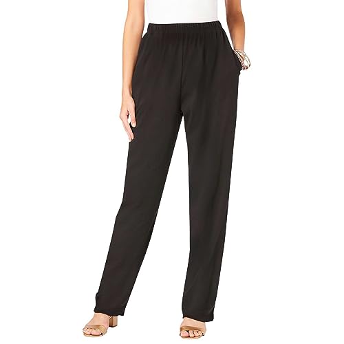 Jogginghose Damen Fleece Hosen Einfarbig Winter Thermohose Locker Casual Sweathose Fashion Freizeithose mit Taschen Verdickt Damenhose Warm Bequeme Schlupfhose Passform Sporthose von Dajowake