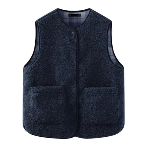 Teddy Fleece Weste Damen Fleeceweste Autumns Winter Laufweste Ärmellos Westen Warm Einfarbig Teddyweste Kurz Knöpfe Fellweste Trachtenweste Bequeme Damenweste Pelzjacke mit Taschen Teddy Fleece Weste Damen Fleeceweste Autumns Winter Laufweste Ärmellos Westen Warm Einfarbig Teddyweste Kurz Knöpfe Fellweste Trachtenweste Bequeme Damenweste Pelzjacke mit Taschen von Dajowake