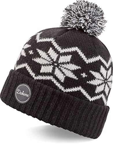 Dakine Damen Lydia Beanie Mütze für kaltes Wetter, Schwarz/Turtledove, Einheitsgröße von Dakine