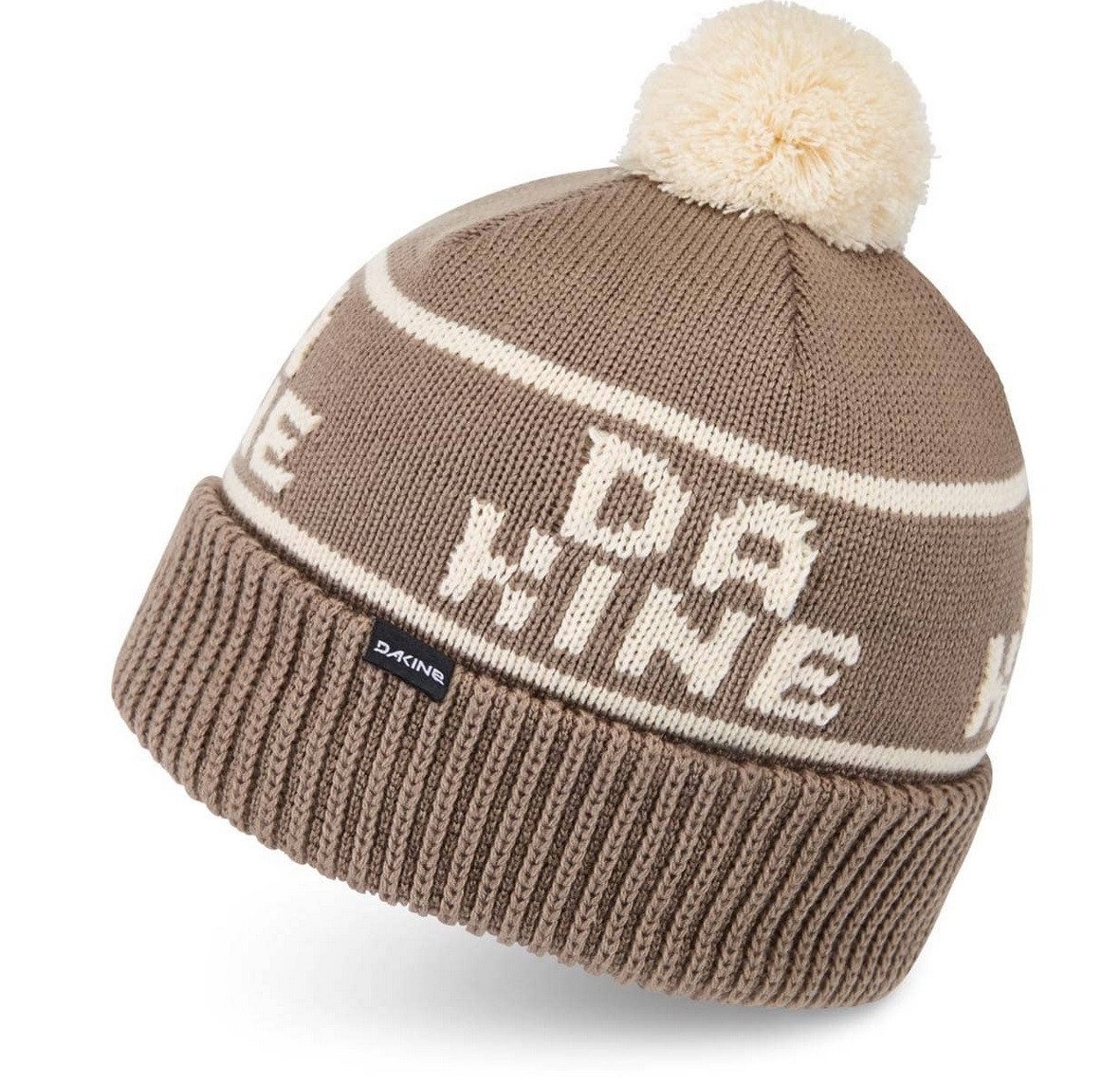 Dakine Strickmütze (Bommel) Palmer Beanie steinbraun/beige - 1 Stück von Dakine