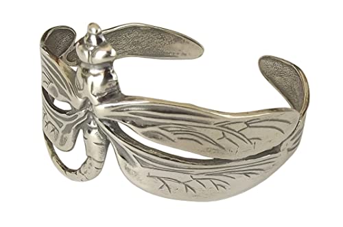 Dakota House Damen Armspange 925 Silber Libelle im Jugendstil von Dakota House