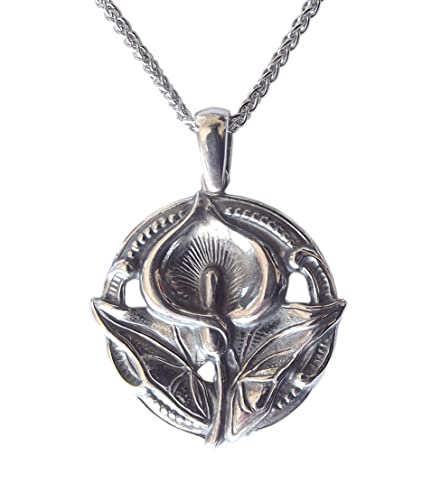 Dakota House Halskette 925 Silber Calla Jugendstil von Dakota House