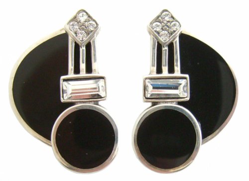 Damen Art Deco Ohrringe Ohrstecker 925 Silber zeitlos von Dakota House