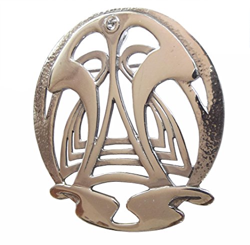 Damen Brosche Anhänger 925 Sterlingsilber Deutscher Jugendstil von Dakota House