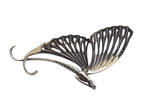 Jugendstil Brosche Schmetterling 925 Silber von Dakota House