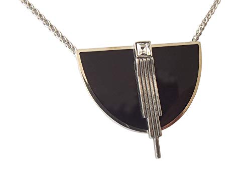 Stilvolles Art Deco Collier Halskette 925 Silber von Dakota House