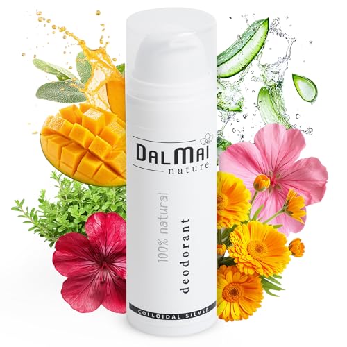 DalMai Nature – Natürliches Deodorant ohne Aluminium, ohne Chemikalien, ohne Alkohol, Starkes 100% Natürliches und Wirksames Antimikrobielles mit Silber – Deo Herren, Damen und Kinder – ohne Parfüm von DalMai nature