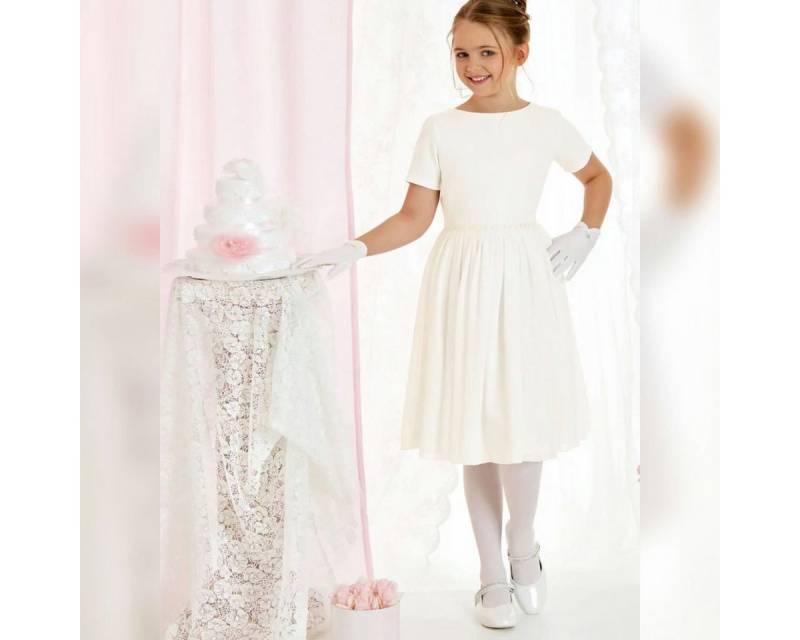 Dalary Partykleid Blumenmädchenkleid Kommunionkleid Dalary DK-335 Ivory von Dalary