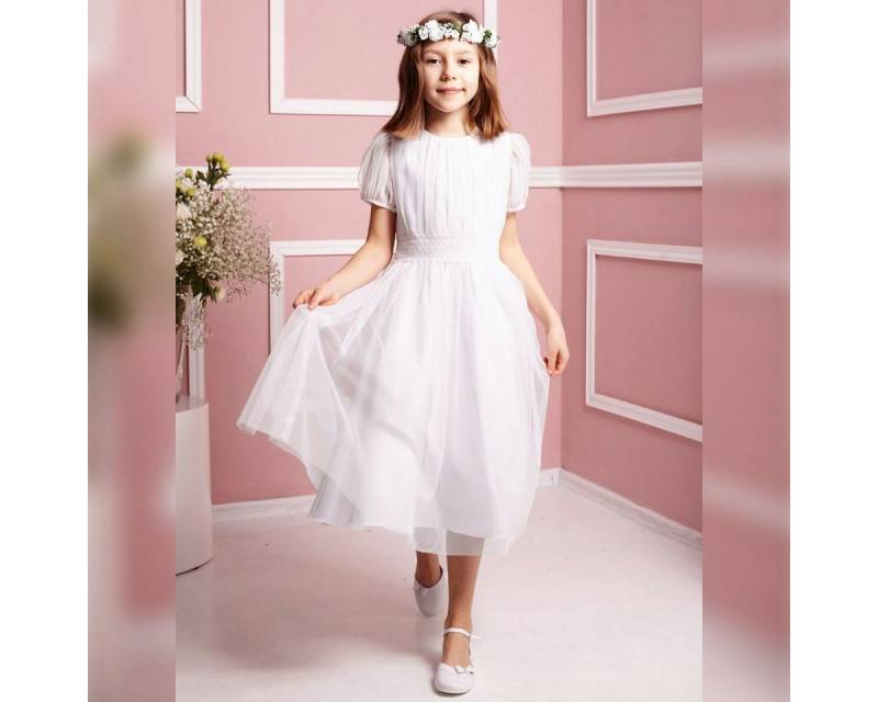 Dalary Partykleid Kommunionkleid ByStep Dalary DK-407 Weiß Dalary Partykleid Kommunionkleid ByStep Dalary DK-407 Weiß von Dalary