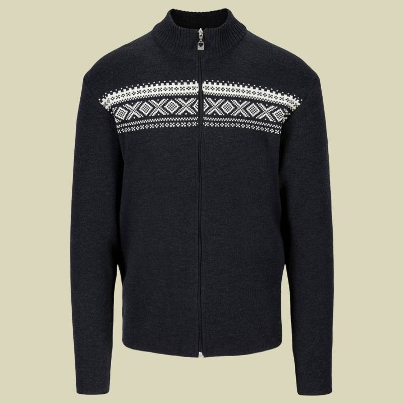 Dalestolen Jacket Men Größe S Farbe dark charcoal/off white von Dale of Norway