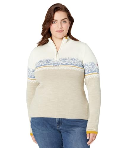 Dale of Norway Damen Moritz Pullover, Sand Offwhite blueshadow, S von Dale of Norway