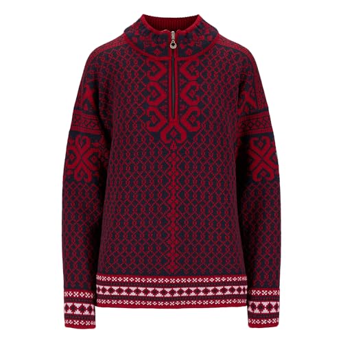 Dale of Norway Leknes Damen Pullover - Wollstrickpullover für Frauen - Relaxed Fit von Dale of Norway