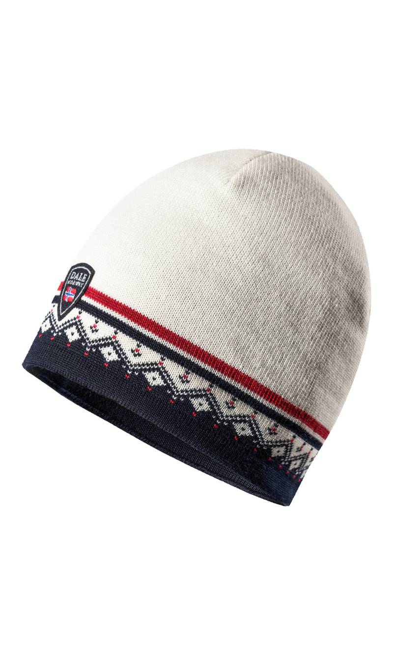 Dale of Norway Moritz HAT - Offwhite / Navy / Raspberry - One Size von Dale of Norway
