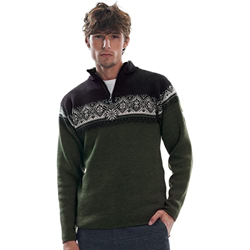 Dale of Norway Moritz Sweater Men Größe XXL Dark Green-Smoke-Dark Charcoal von Dale of Norway