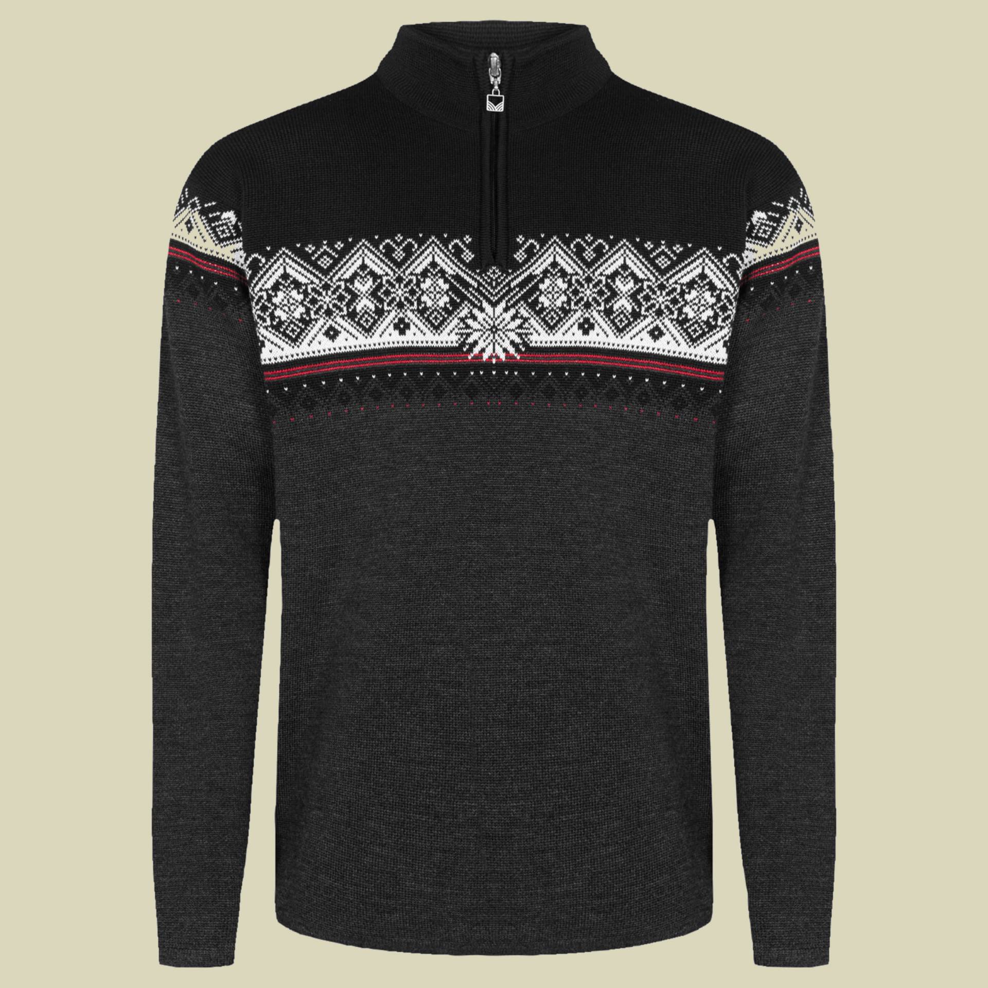 Moritz Sweater Men Größe M  Farbe dark charcoal-raspberry-black von Dale of Norway