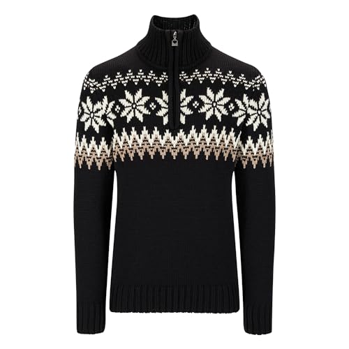 Dale of Norway Myking Herren Pullover - Pullover für Männer - Pullover aus 100% Merinowolle - Regular Fit Herren Pullover und Pullover - Herren Strickpullover mit detaillierten Mustern, XL von Dale of Norway