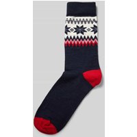 Dale of Norway Socken mit geripptem Abschluss Modell 'MYKING' in Offwhite, Größe S von Dale of Norway
