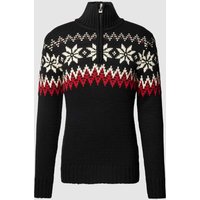 Dale of Norway Strickpullover mit Stehkragen Modell 'Myking' in Black, Größe S von Dale of Norway