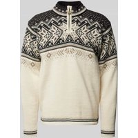 Dale of Norway Strickpullover mit Stehkragen Modell 'Vail' in Offwhite, Größe XXL von Dale of Norway