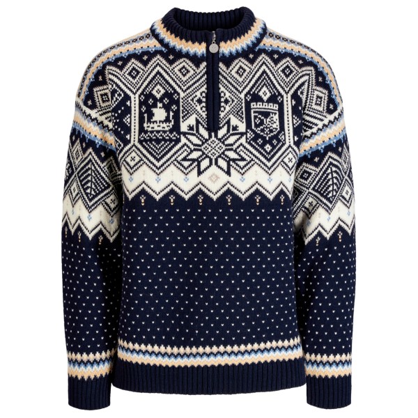 Dale of Norway - VM Trondheim Sweater - Wollpullover Gr L blau von Dale of Norway
