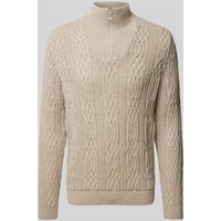 Dale of Norway Wollpullover mit Troyer-Kragen in Sand, Größe XXL von Dale of Norway