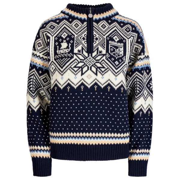 Dale of Norway - Women's VM Trondheim Sweater - Wollpullover Gr M grau/blau von Dale of Norway