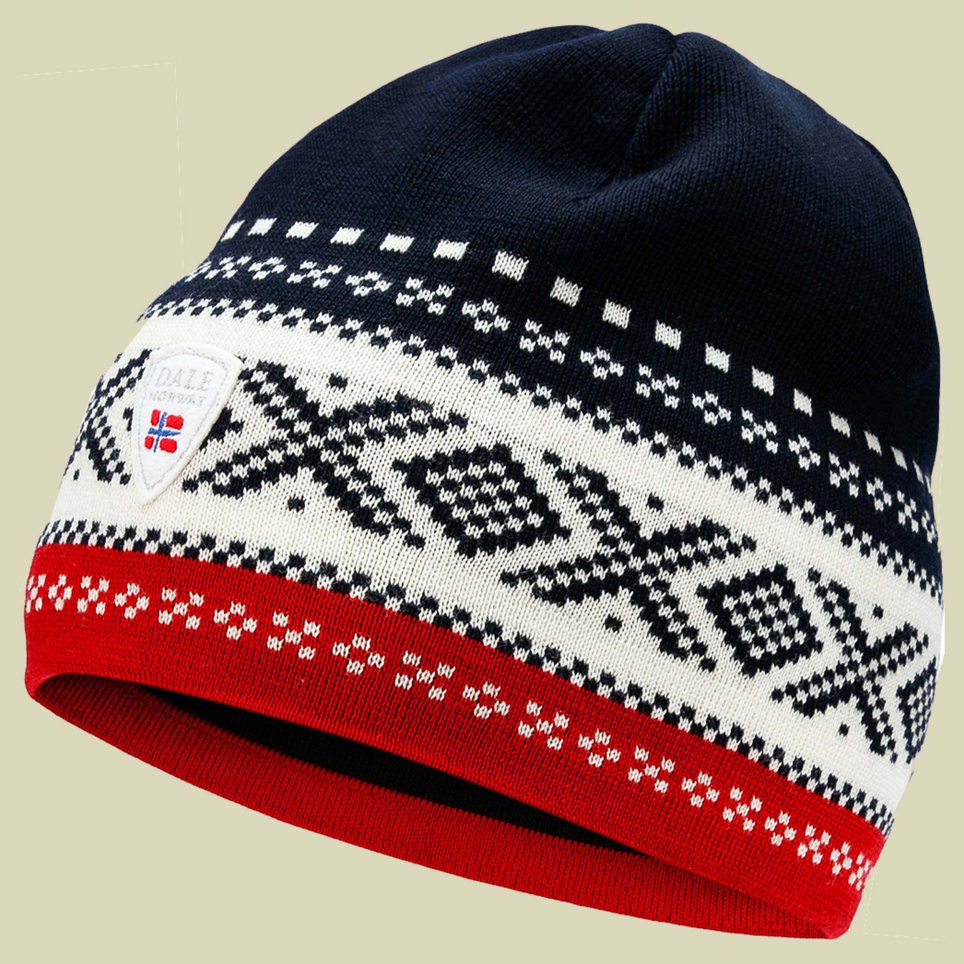 Dystingen Hat mehrfarbig Größe one size Farbe navy offwhite raspberry von Dale of Norway